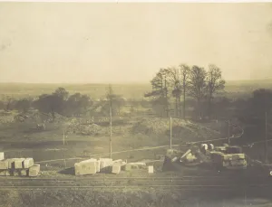 Delamotte Gallery: [The Grounds Looking Towards Penge], 1854. Creator: Philip Henry Delamotte