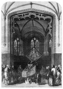 Tenants Prints: T'he Lying-in-State in Belvoir Castle, 1857. Creator: Unknown