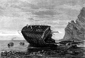 Indian Ocean Prints: The last of the Megaera, 1871. Creator: Unknown