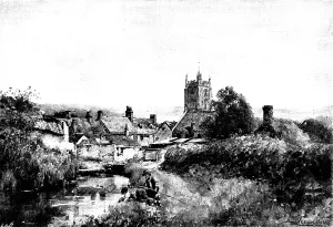 Lascelles Prints: 'The Mill-Stream, Cerne Abbas' by Yeend King, R.I. 1895. Creator: Lascelles