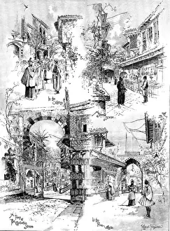 Tableau Vivant Prints: 'The Orient' at Olympia, West Kensington, 1895. Creator: Unknown