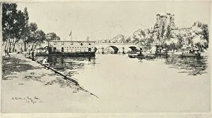 Palais Du Louvre Prints: `The Pavillon de Flore, 1915. Artist: Eugene Bejot