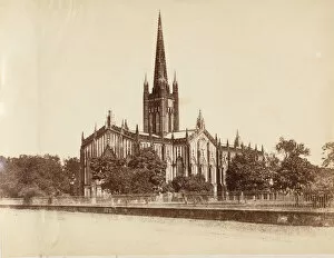 Calcutta Collection: [The St. Pauls Cathedral, Calcutta], 1850s. Creator: Captain R. B. Hill