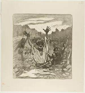 The Cry of the Streets!, February 1894. Creator: Theophile Alexandre Steinlen
