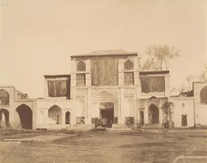 Tehran Prints: [The Sublime Porte, Teheran, Iran], 1840s-60s. Creator: Luigi Pesce