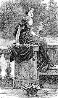 Carl Hentschel Ltd Prints: 'The Terrace', G. D. Leslie, R.A. Royal Academy, 1890. Creator: Carl Hentschel
