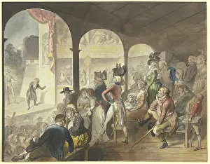 Academic Prints: Theater audience at a performance of Hamlet, c1781-1788. Creator: Johann Heinrich Ramberg