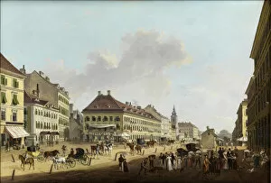 Biedermeier Collection: Theater in der Leopoldstadt, 1825. Creator: Scheyerer (Scheurer), Franz (1762-1839)