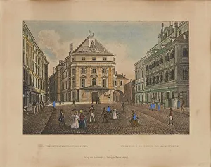 Unknown Artist Prints: The Theater at Kärntnertor, 1860s. Creator: Unknown artist