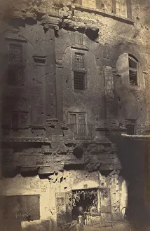 Robert Turnbull Prints: The Theater of Marcellus, from the Piazza Montanara, by 1858. Creator: Robert MacPherson
