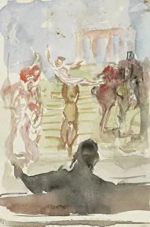 Theater performance, 1875-1934. Creator: Isaac Lazerus Israels