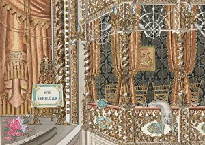 Harnly Perkins Prints: Theatre Box, 1892, c. 1947. Creator: Perkins Harnly