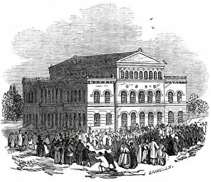 Ebenezer Gallery: The Theatre, Coburg, 1845. Creator: Ebenezer Landells