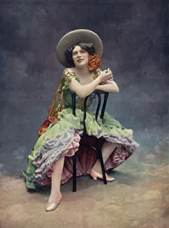 Vaudeville Theatre Prints: Theatre Des Varietes. - Paris Aux Varietes - Otero - Mlle