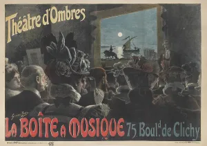 Fin De Siecle Prints: Theatre d'Ombres, 1897. Creator: Redon