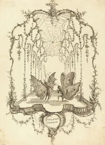 Théâtre Français, in or after 1756. Creator: Charles-Germain de Saint-Aubin