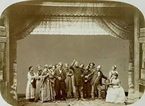Images Dated 30th March 2010: Theatre group of the Folk Theatre, Russia, 1892