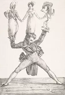 Motte Charles Collection: Theatre Italien, 1821. 1821. Creator: Eugene Delacroix