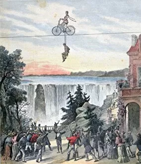 Amazed Gallery: Theatre de la Gaite, Niagara Falls, 1892. Artist: Henri Meyer