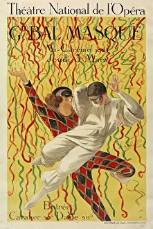 Images Dated 21st June 2021: Theatre National de l Opera, Grand bal de la Mi-Careme, 1921