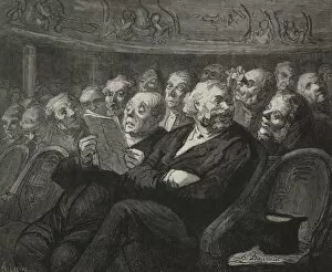 Honoredaumier Gallery: The Theatre: The Orchestra Pit. Creator: Honore Daumier (French, 1808-1879)