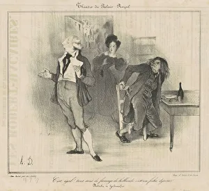 Théatre de palais royal... 19th century. Creator: Honore Daumier