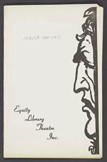 Theatre programme for Heaven Can Wait, 1957. Creator: Unknown