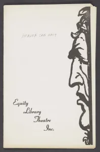 Theatre programme for Heaven Can Wait, 1957. Creator: Unknown Theatre programme for Heaven Can Wait, 1957. Creator: Unknown