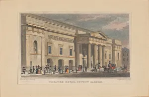 Theatre Royal Covent Garden, c. 1830. Creator: Shepherd, Thomas Hosmer (1792-1864)