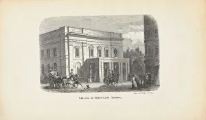 Theatre Royal Drury Lane, London, Mid of the 19th century. Creator: Marville, Charles (1813-1879)