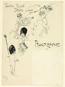 Drummer Boy Gallery: Theatre Toyal Drury Lane Programme, 1900. Creator: Philip William May
