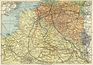 Champagne Ardenne Collection: The Theatre of War on the Western Front, (c1920). Creator: Unknown