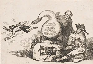 1st Baronet Gallery: A Theatrical Chymist, May 1786. May 1786. Creator: Thomas Rowlandson