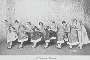 In A Row Prints: A Theatrical Company, 1927. Creators: Addison N. Scurlock, Unknown