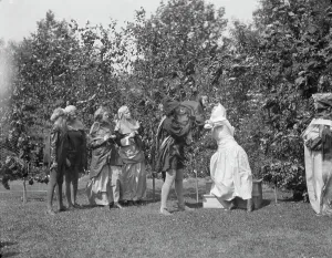 Dongan Hall Prints: Theatrical performance at Dongan Hall, 1921 May 27. Creator: Arnold Genthe