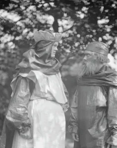 Dongan Hall Prints: Theatrical performance at Dongan Hall, 1921 May 27. Creator: Arnold Genthe