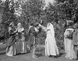 Dongan Hall Prints: Theatrical performance at Dongan Hall, 1921 May 27. Creator: Arnold Genthe