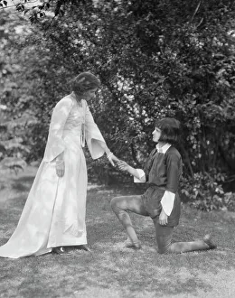 Proposal Prints: Theatrical performance at Dongan Hall, 1921 May 27. Creator: Arnold Genthe