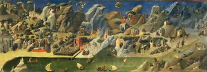 Thebaid (Stories of the Desert Fathers), c.1420. Creator: Angelico, Fra Giovanni, da Fiesole (ca. 1400-1455)