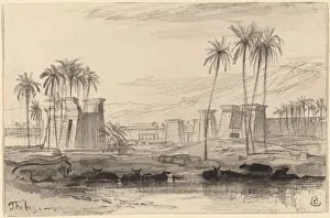 Thebes, 1884 / 1885. Creator: Edward Lear