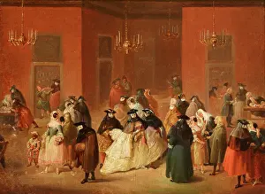 Carnival Prints: Theme from the Venetian Carnival-Gambling House (Il Ridotto)