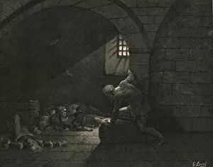 Hungry Collection: Then, fasting got the mastery of grief, c1890. Creator: Gustave Doré