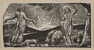 Publius Vergilius Maro Prints: Thenot Remonstrates With Colinet, from Thorntons Pastorals of Virgil, 1821