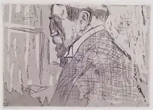 Edouard Prints: Theo Van Rijsselberghe, c1898. Creator: Edouard Vuillard