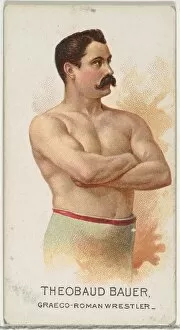 Bauer Collection: Theobaud Bauer, Greco-Roman Wrestler, from Worlds Champions