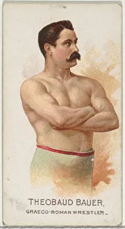 Bauer Prints: Theobaud Bauer, Greco-Roman Wrestler, from Worlds Champions