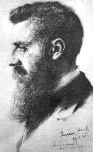 Theodor Herzl (1860-1904), Zionist leader, 1903 Theodor Herzl (1860-1904), Zionist leader, 1903