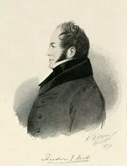 Georgiana Gallery: Theodore E. Hook, 1839. Creator: Alfred d Orsay