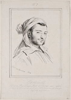 Achille Devéria Gallery: Theodore Gericault, 1824. Creator: Achille Deveria (French, 1800-1857)