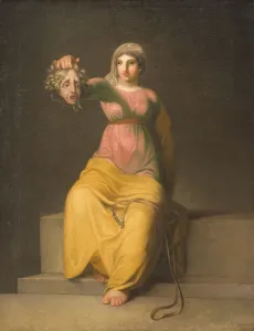 Abildgaard Prints: Theology. Allegorical Figure, 1800. Creator: Abildgaard, Nicolai Abraham (1743-1809)